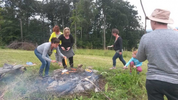 Grillen mit den Familien