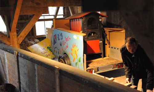 Pizzaofen Im Stall